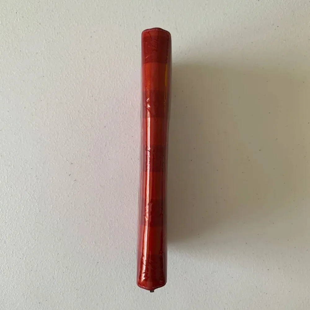 Louis vuitton red striped zippy Vernis wallet ca4131 authentic w/ COA